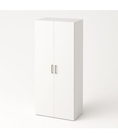 Szafa z półkami i podwójnymi drzwiami