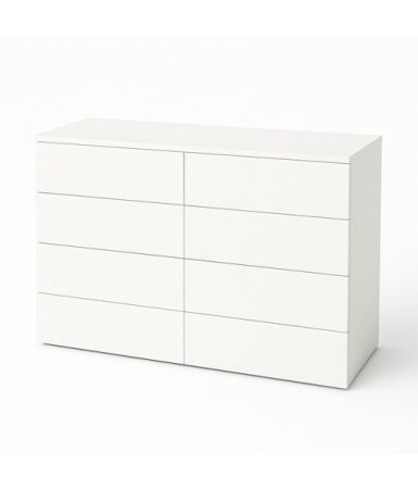 Komoda 2 segmenty z szufladami i drzwiami