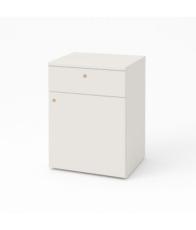 Kontenerek z szufladą i drzwiami